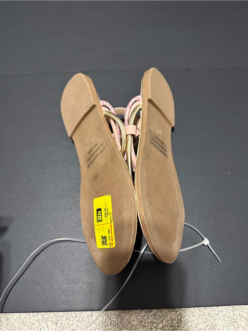 EXTREME Pink Braided Strap Women's Sandals - Picture 5 of 14